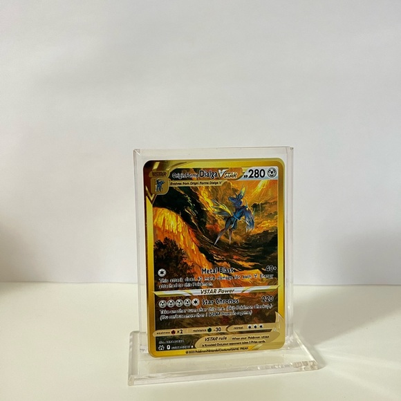 Pokemon Origin Forme Dialga VSTAR GG68/GG70 METAL GOLD CARD Collectible/Gift - Picture 3 of 3